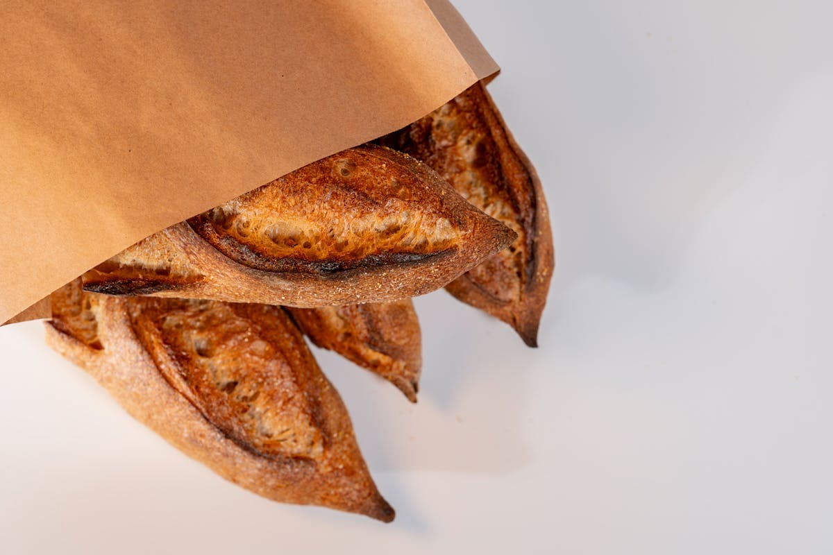Leipäpussi ruskea